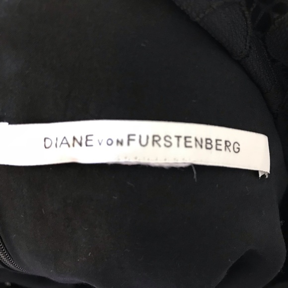 DVF  Black Lace Dress - Picture 6 of 7